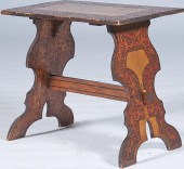 Arts & Crafts Trestle Table Ar
