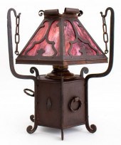 ARTS & CRAFTS WROUGHT IRON STA