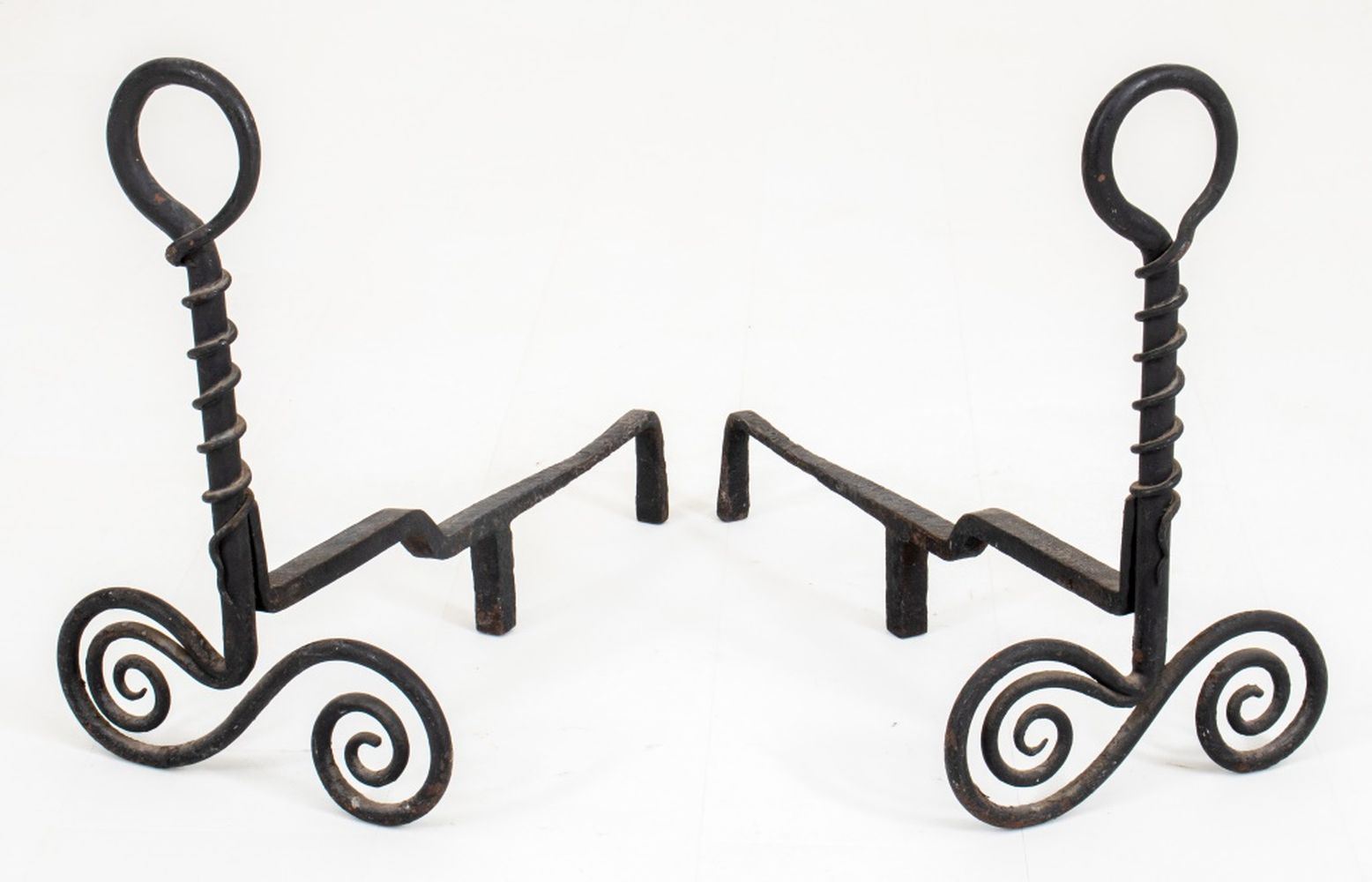 ARTS & CRAFTS WROUGHT IRON FIRE