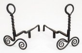 ARTS & CRAFTS WROUGHT IRON FIR