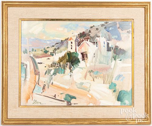 ARTURO CHAVEZ, OIL ON BOARDArturo