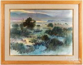 ARTURO CHAVEZ, WATERCOLOR WEST