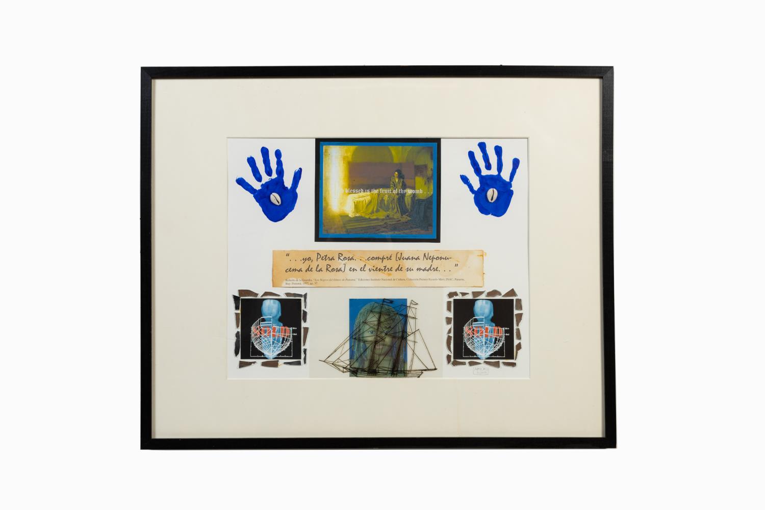 ARTURO LINDSAY, COLLAGE 'BLESSED BE