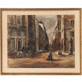 ARTURO SOUTO, INK WASH AND PAS