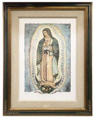 ARTURO ZAPATA LITHOGRAPH 'TONANTZIN