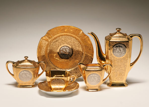 Arzberg Bavarian 24kt gold and