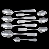 Asa Blanchard Coin Silver Spoo