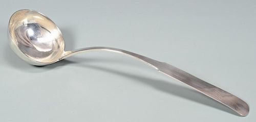ASA BLANCHARD PUNCH LADLE, FIDDLE