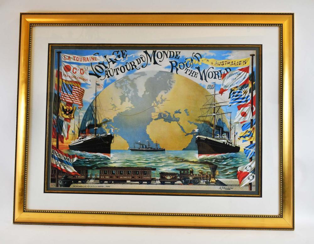 A.SCHINDELER COLOR LITHOGRAPH