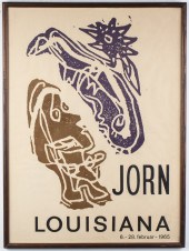 ASGER JORN POSTER FOR LOUISIAN