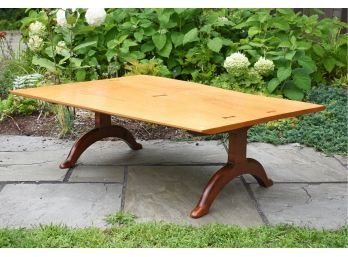 Ash and dark stained maple