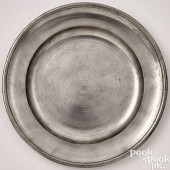 ASHBIL GRISWOLD PEWTER PLATE<b