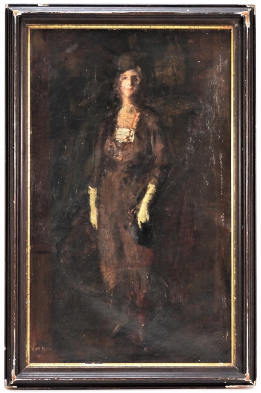 ASHCAN SCHOOL PORTRAIT OF A WOMAN