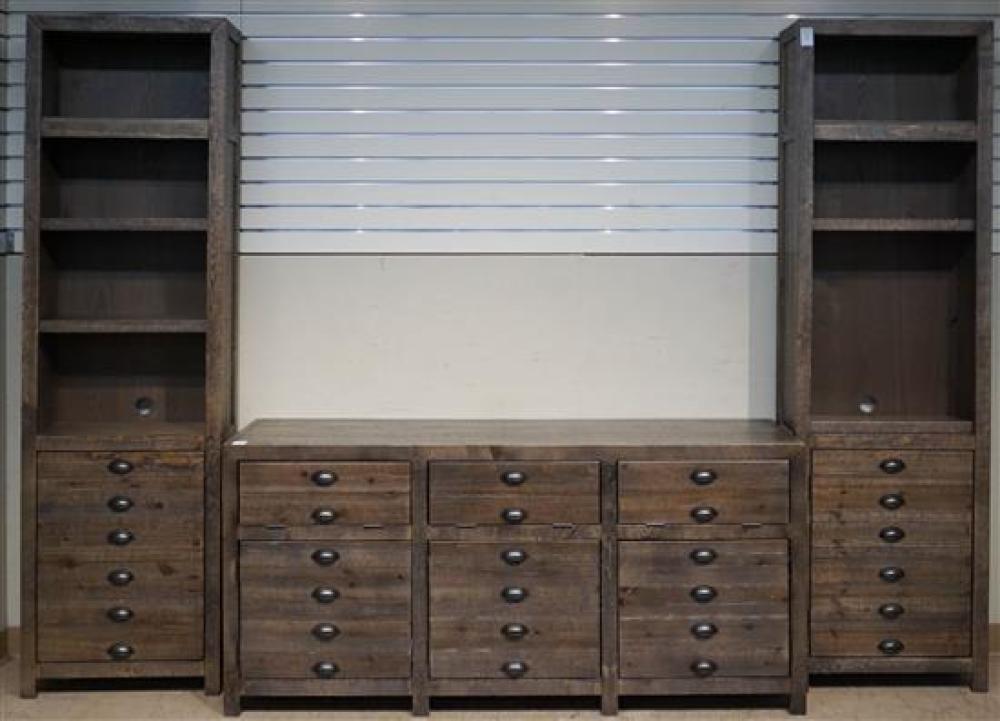 ASHLEY FRUITWOOD THREE-SECTION WALL