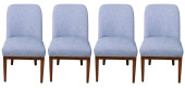ASHLEY LIGHT BLUE VELOUR UPHOL