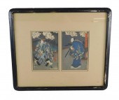 ASIAN: 19TH C. JAPANESE WOODBL