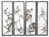 ASIAN 4 SEASONS PANELS, IRON F