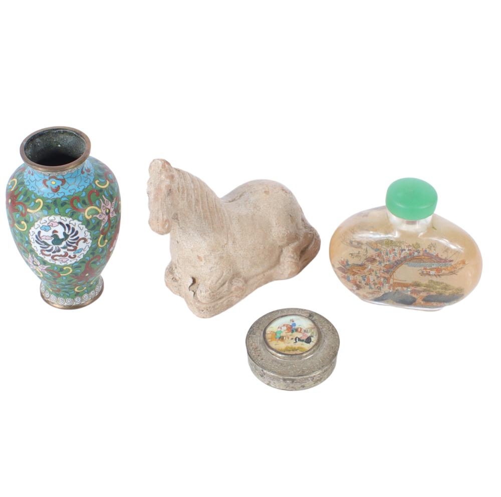 ASIAN 4PC GROUP: CHINESE TANG STYLE