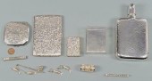 ASIAN .950 SILVER FLASK, SMOKI