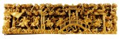 ASIAN: ANTIQUE CARVED AND GILD