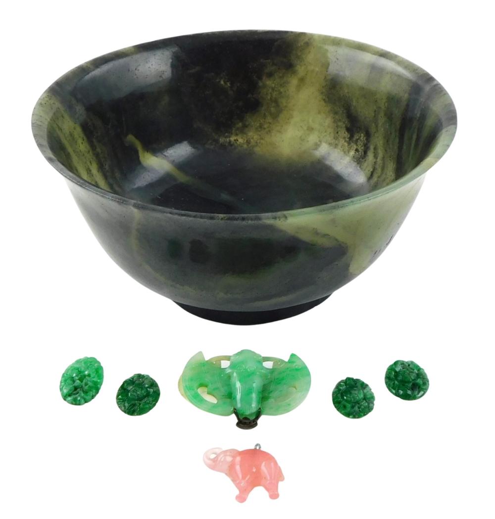 ASIAN: ASSORTED HARD STONE, SEVEN