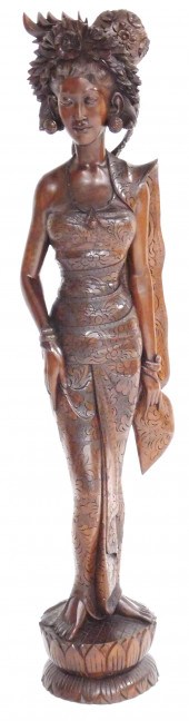 ASIAN: BALINESE CARVED SCULPTU
