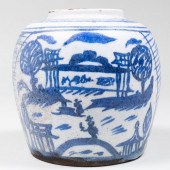 ASIAN BLUE AND WHITE GINGER JA