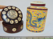 ASIAN BOX & TEA CADDY, EBONY B