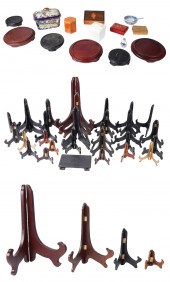 Asian boxes and stands to incl