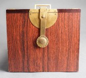 ASIAN BRASS MOUNTED ROSEWOOD B