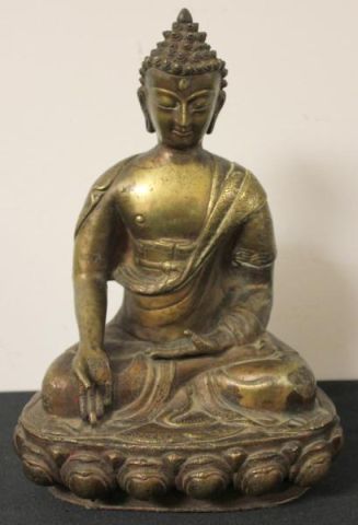 Asian Bronze Buddha.From a Trumbull