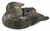 ASIAN BRONZE DUCK CENSERChines