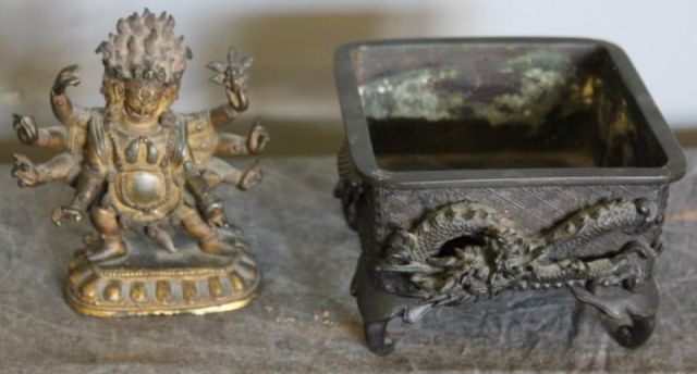 Asian Bronze Lot Including an Early