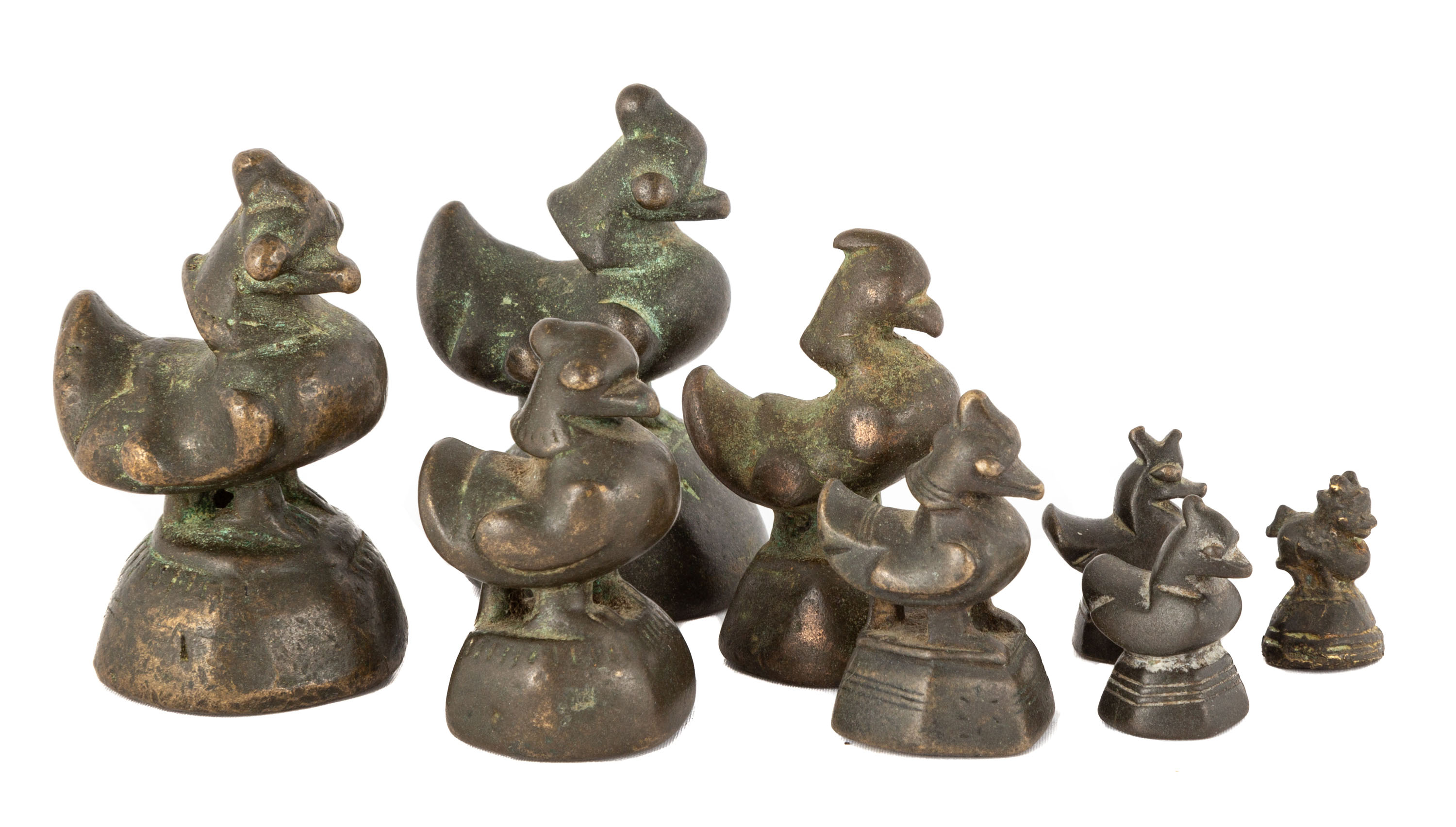 ASIAN BRONZE OPIUM WEIGHTS Asian