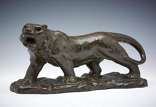 ASIAN BRONZE TIGER, 15 1/2"