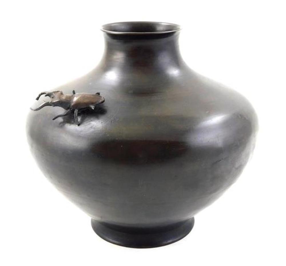 ASIAN: BRONZE VASE, PROBABLY 20TH
