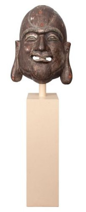 ASIAN BUDDHA MASK ON KARL SPRI