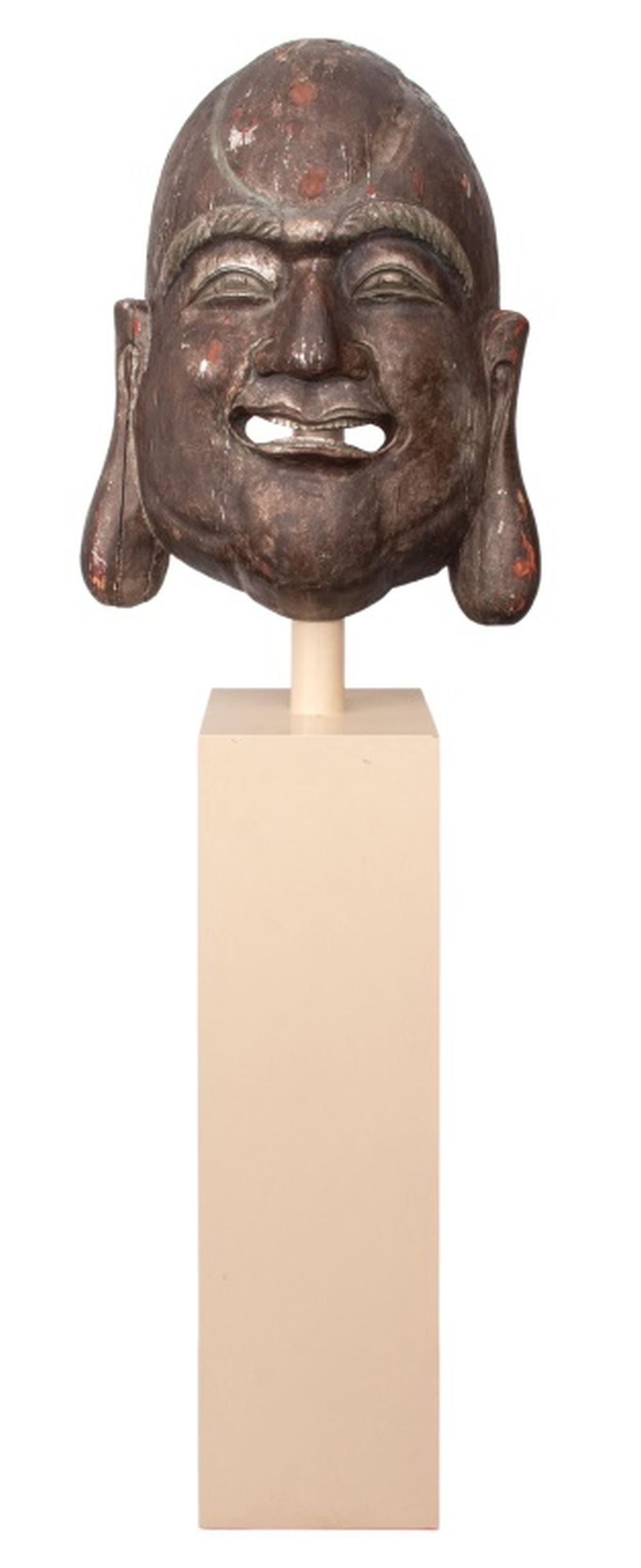 ASIAN BUDDHA MASK ON KARL
