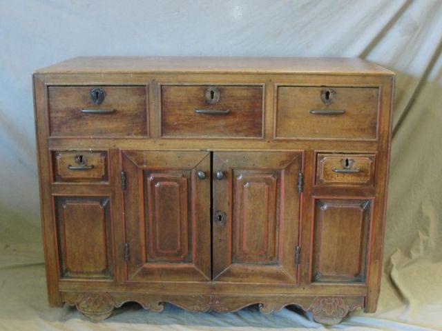 Asian Campaign Style Cabinet.