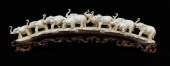 ASIAN: CARVED BONE GROUP SCULP