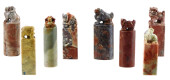 ASIAN: CARVED HARDSTONE WAX SE