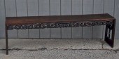 ASIAN CARVED HARDWOOD LONG BEN