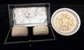 ASIAN: CARVED IVORY DISH, CHIN