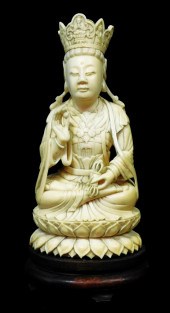 ASIAN: CARVED IVORY FIGURE, CR