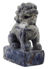 ASIAN: CARVED STONE FIGURE OF
