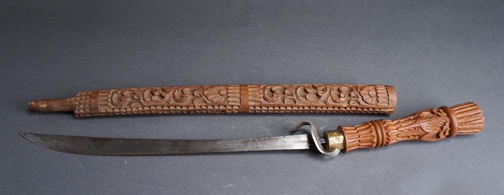 ASIAN CARVED WOOD MODEL