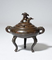 ASIAN CENSERAsian bronze and s