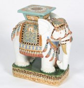 Asian ceramic figural plant st