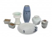 ASIAN CERAMICS 9PC.; JAPANESE