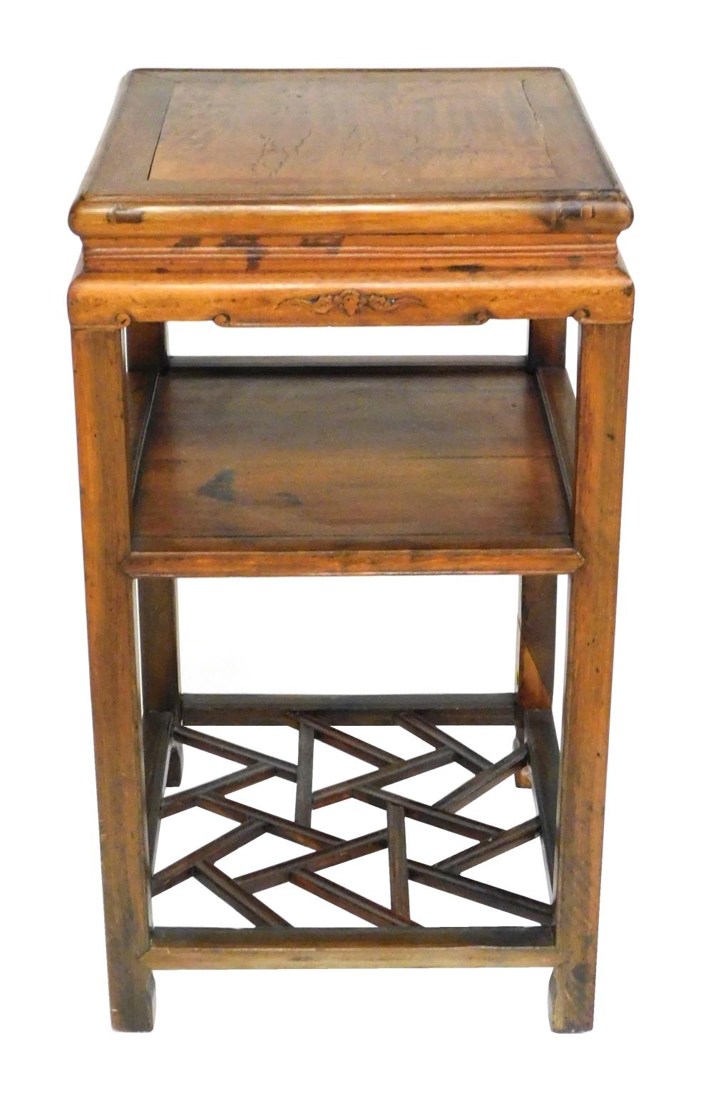ASIAN: CHINESE CARVED THREE TIER